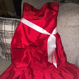 Red Bridesmaid Dress